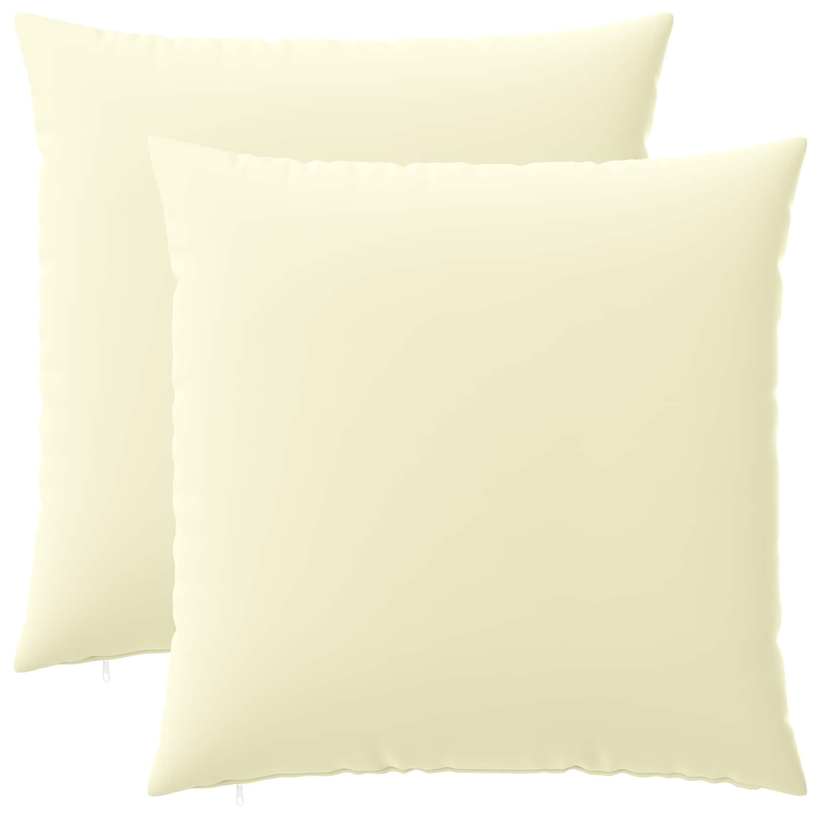 Cream Outdoor Cushion Set 60x60cm