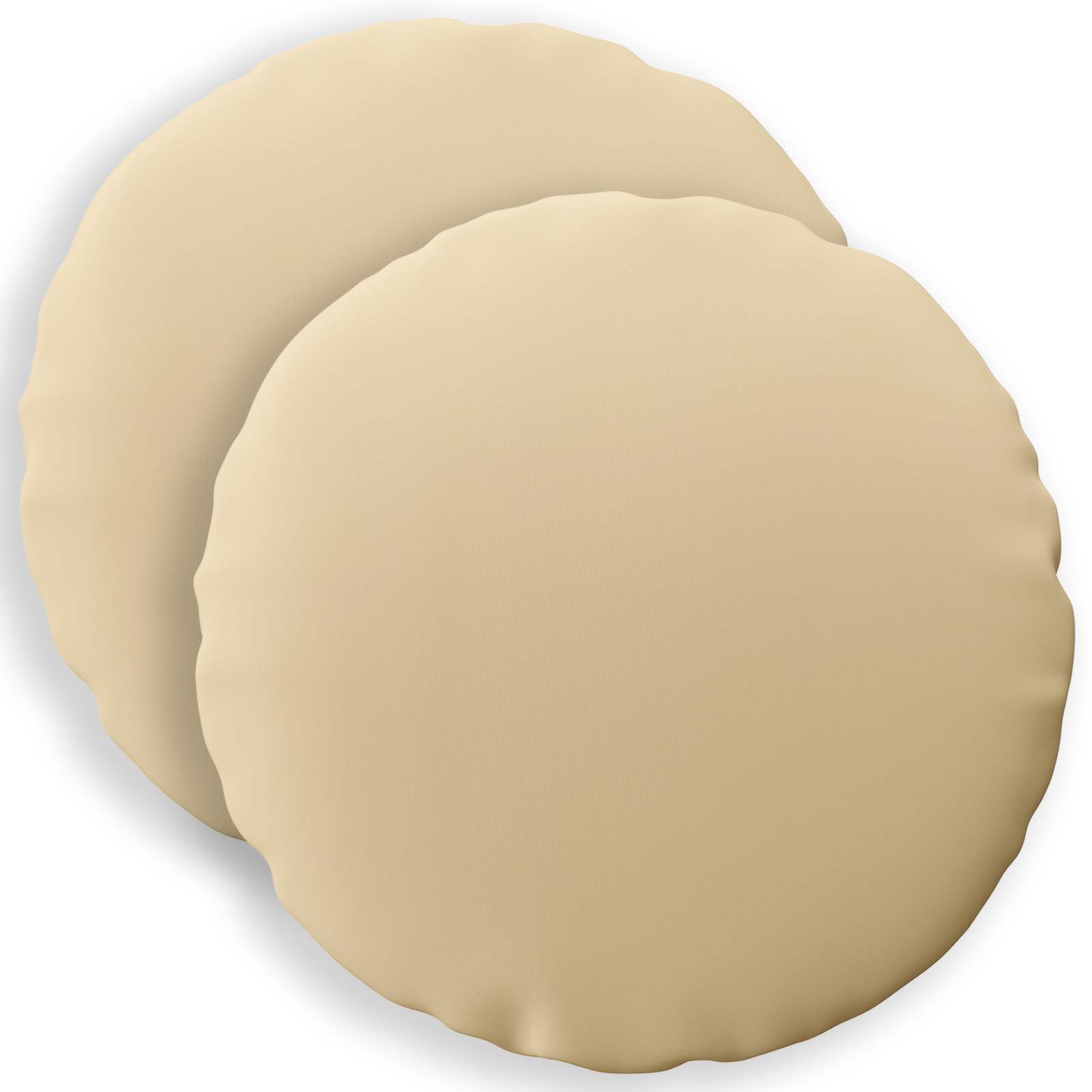 Beige Cushion Set 2 Pieces