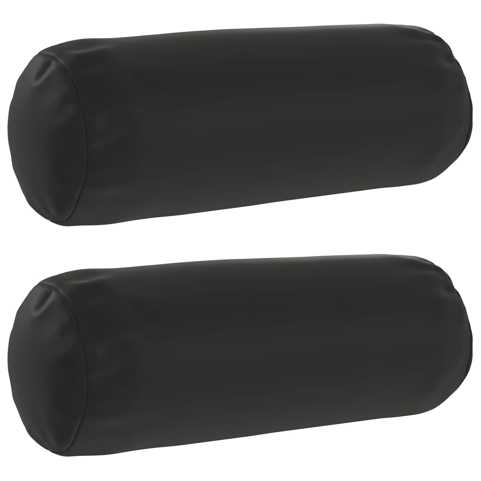 Outdoor Cushion Black Polyester 15x40cm
