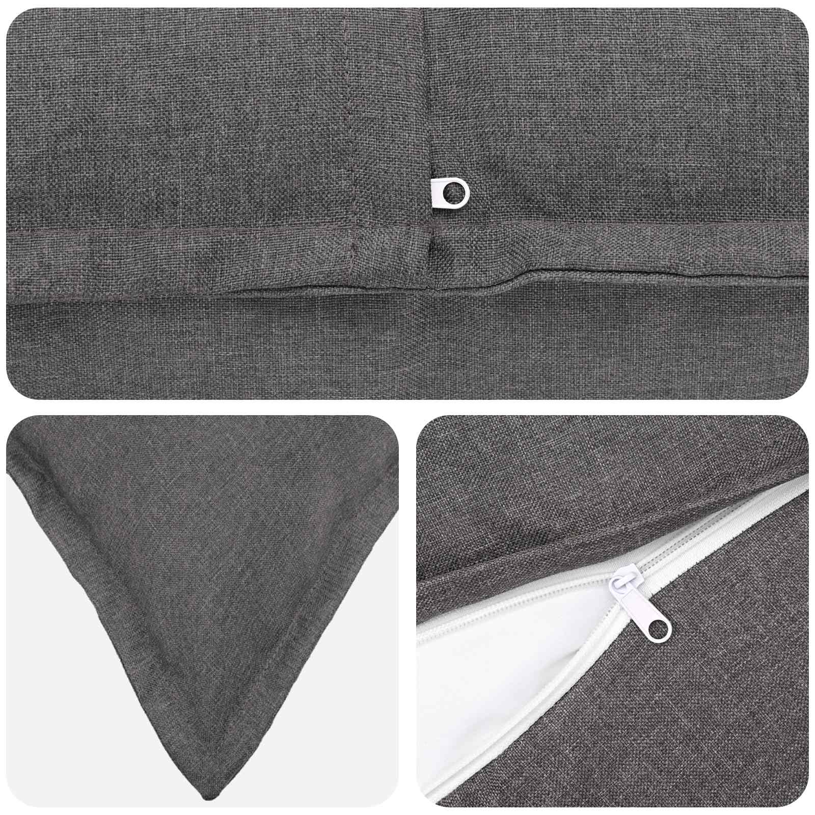 Grey Cushion Set Light 40x40cm