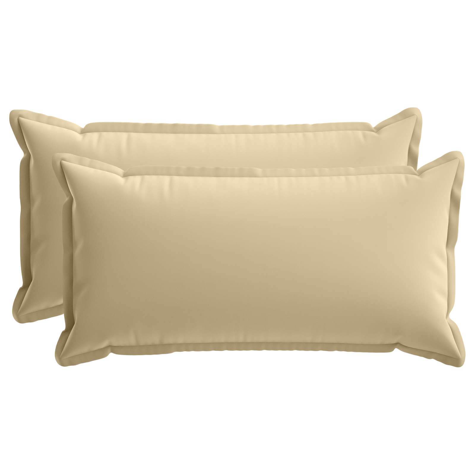 Outdoor Cushion Beige Polyester 40x70cm