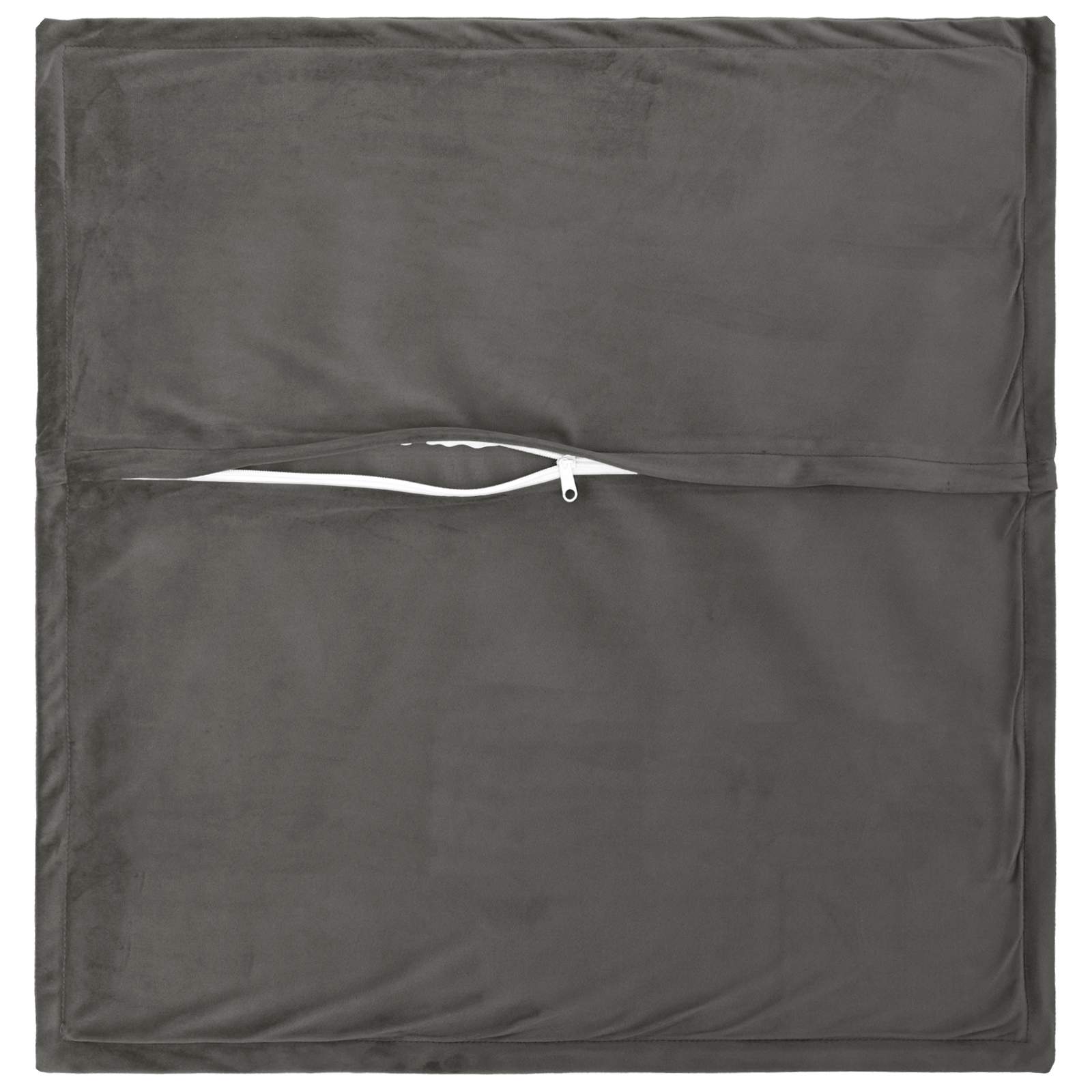 Velvet Cushion Dark Grey 55x55cm