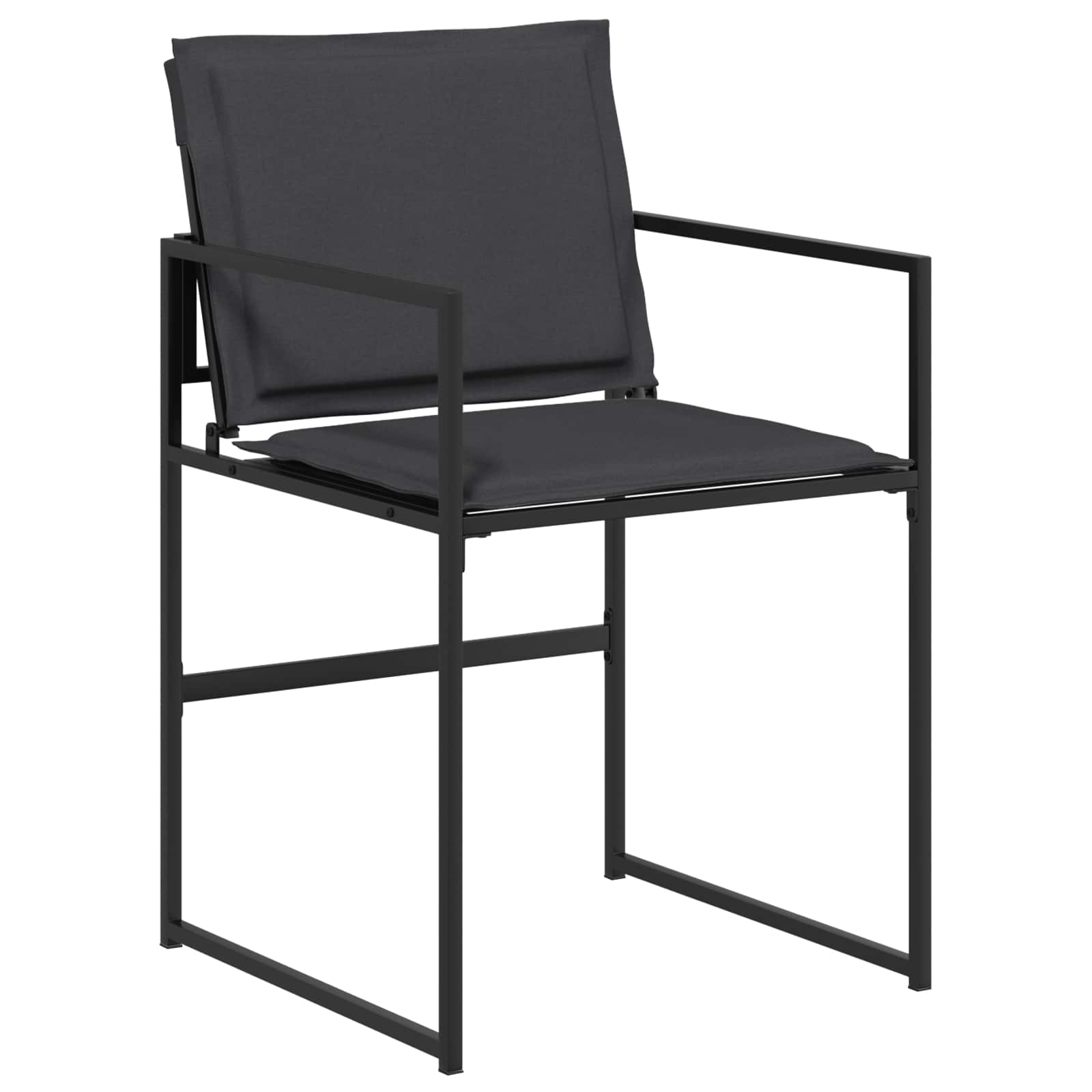 5-Piece Outdoor Dining Set Black Grey | Simpledeals