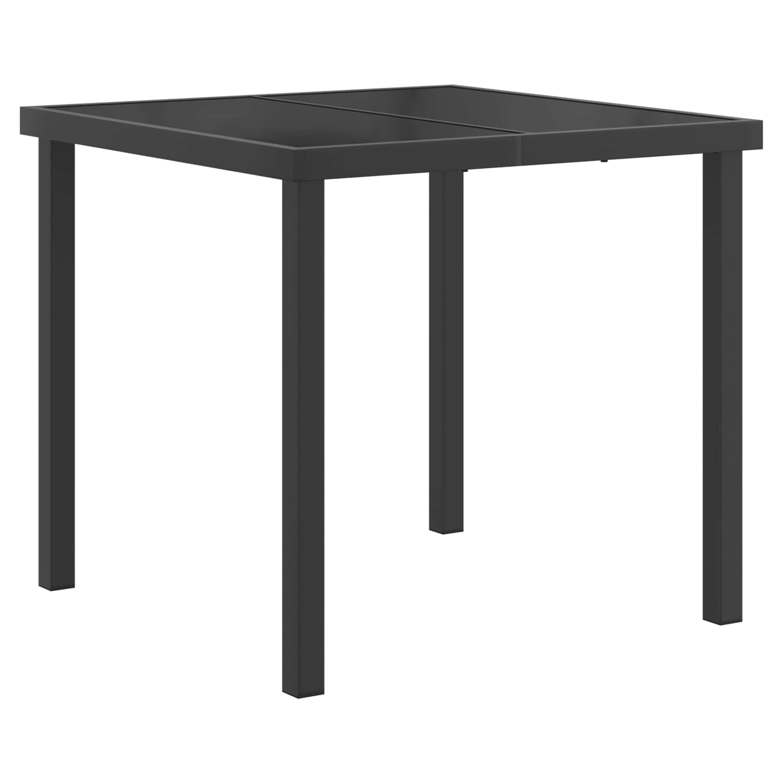 5-Piece Outdoor Dining Set Black Grey | Simpledeals