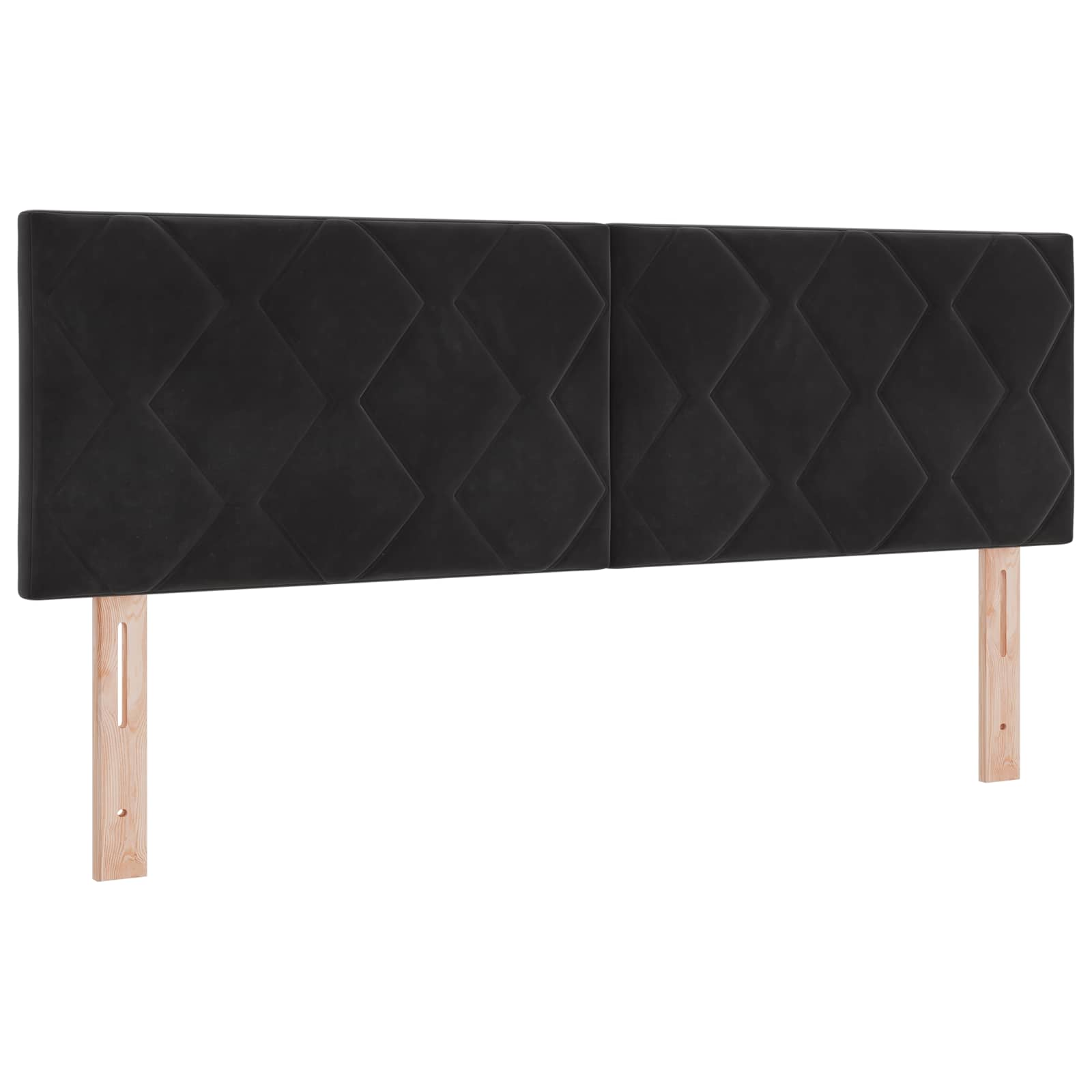 Double Velvet Bed Frame 190 cm x 144 cm x 88 cm
