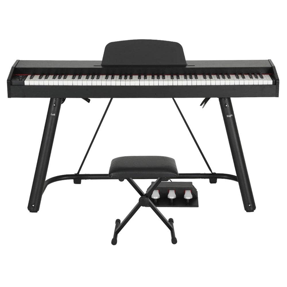 88 Keys Electronic Piano Keyboard Digital Electric w/ Stand Stool Weighted