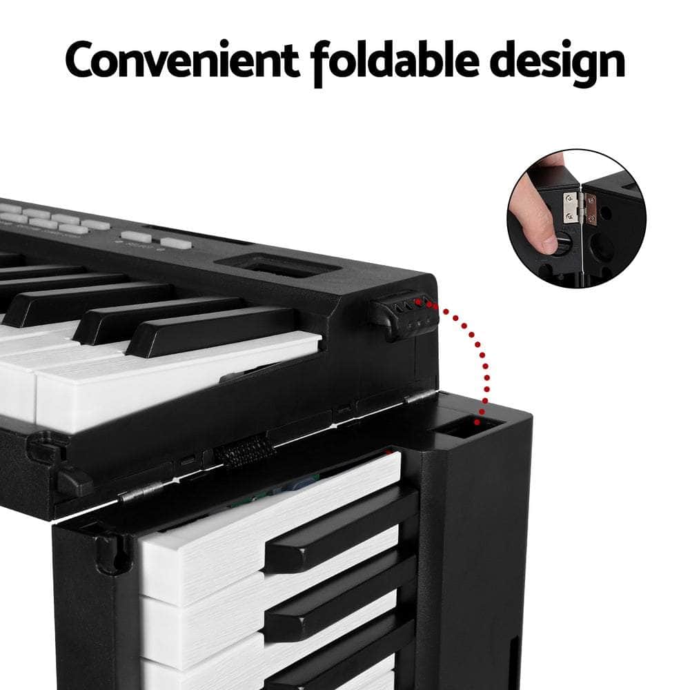 88 Keys Foldable Electronic Piano Keyboard Digital Electric w/ Carry Bag
