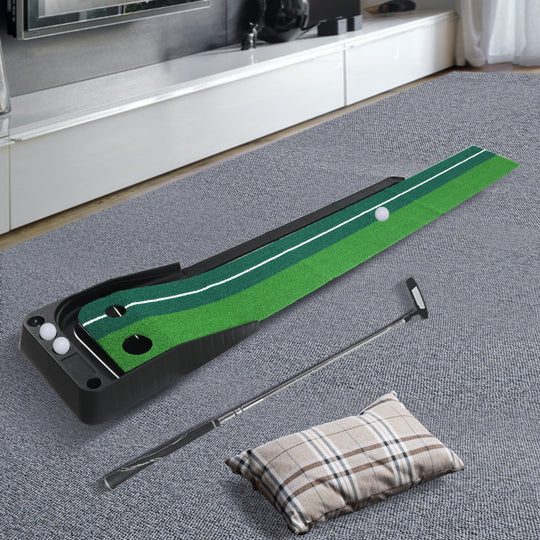 Golf Putting Mat - Portable - Auto Return Practice Putter