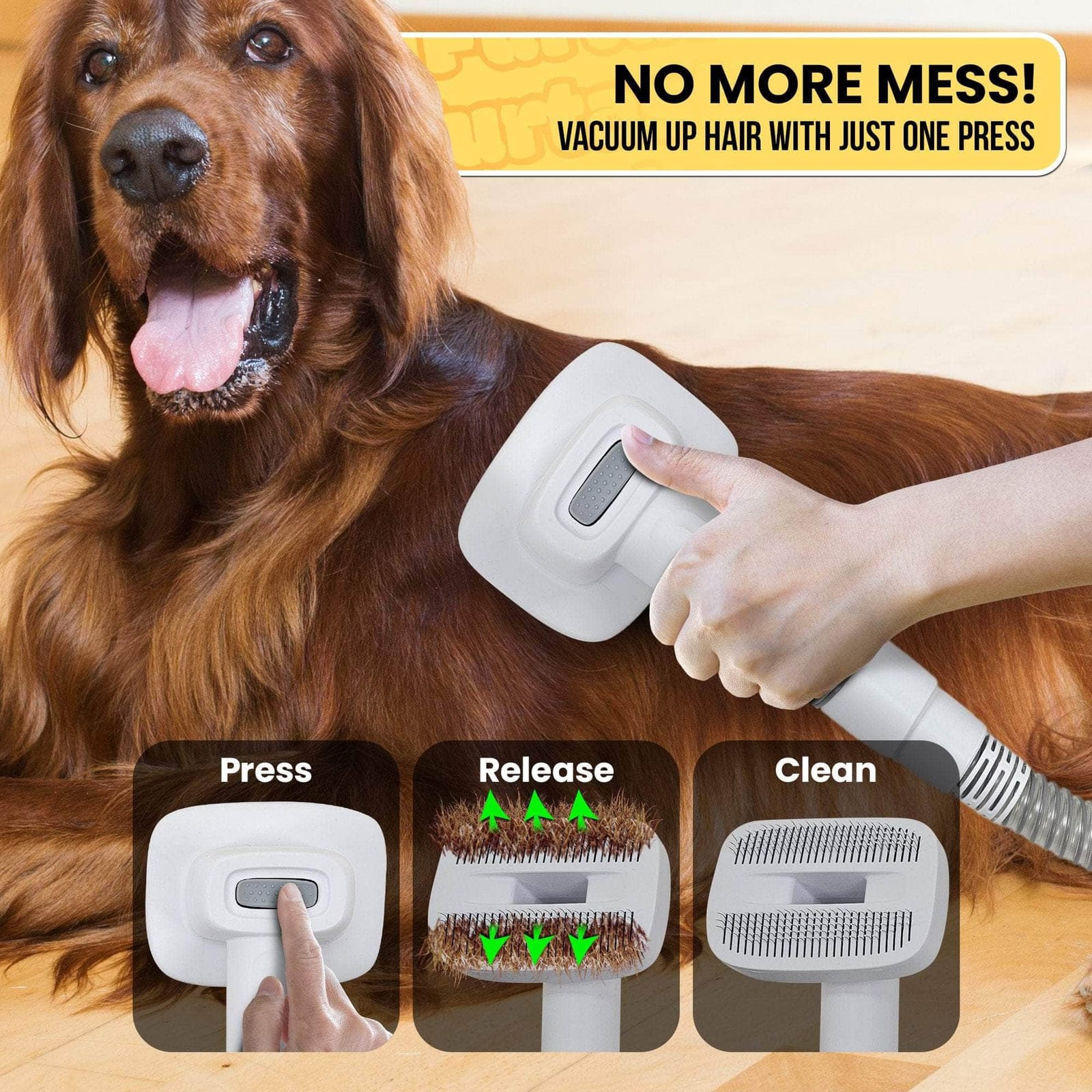 8-in-1 XL Pet Grooming Kit Vacuum Cleaner, pets