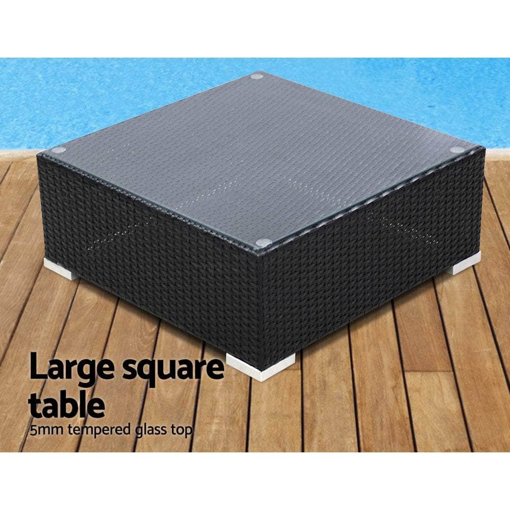 8PC Outdoor Furniture Sofa Set Wicker Garden Patio Pool Lounge