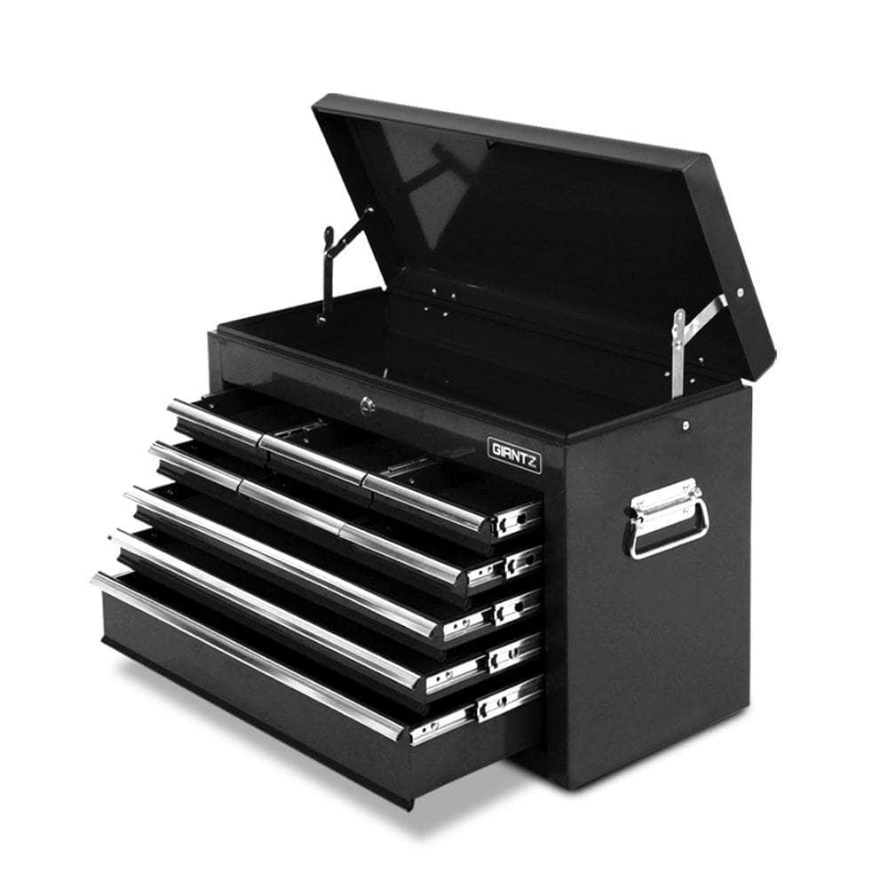 9 Drawer Mechanic Tool Box Storage - Black