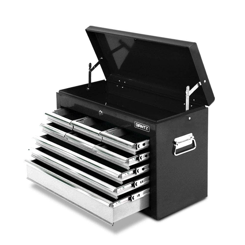 9 Drawer Mechanic Tool Box Storage - Black & Grey