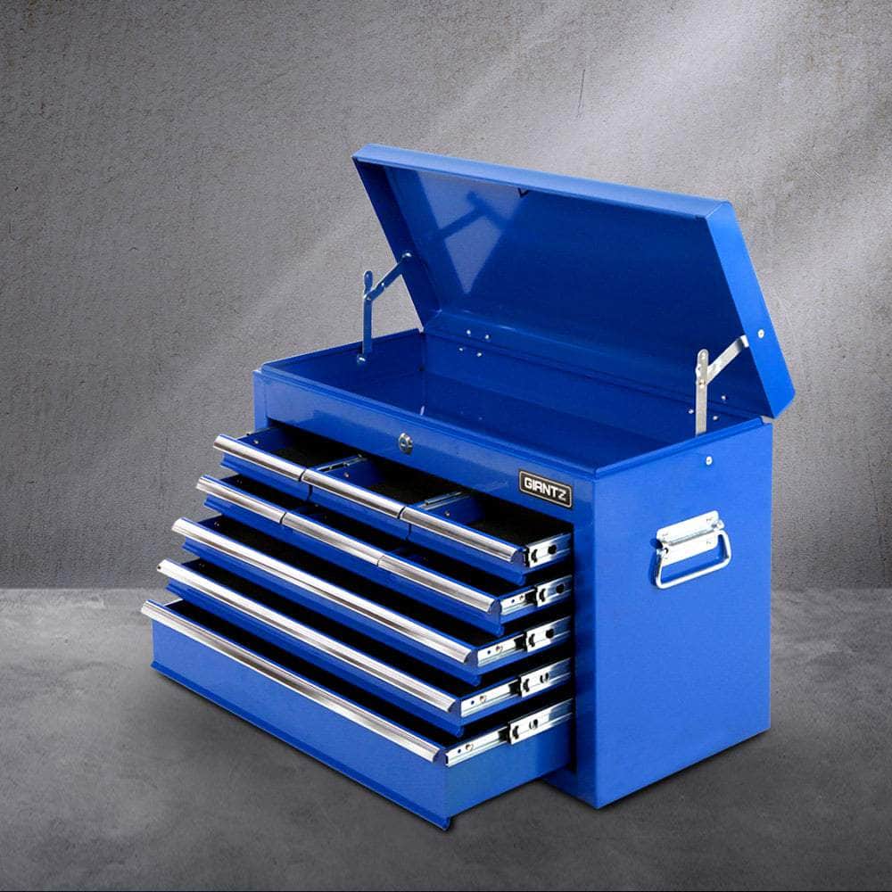 9 Drawer Mechanic Tool Box Storage - Blue