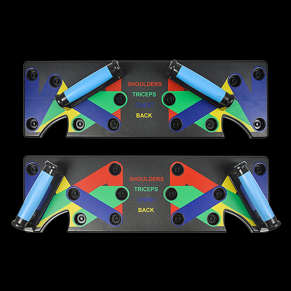 9-in-1 Push Up Board with Yoga Bands Fitness Stand - Gym Equipment & Accessories - photo 14