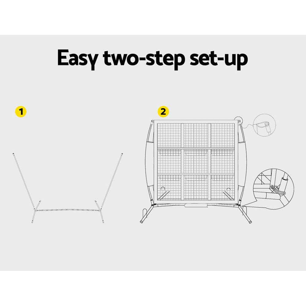 9-Pocket Pitching Net for Baseball and Football