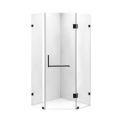 900 x 900mm Frameless 10mm Glass Shower Screen By Della Francesca