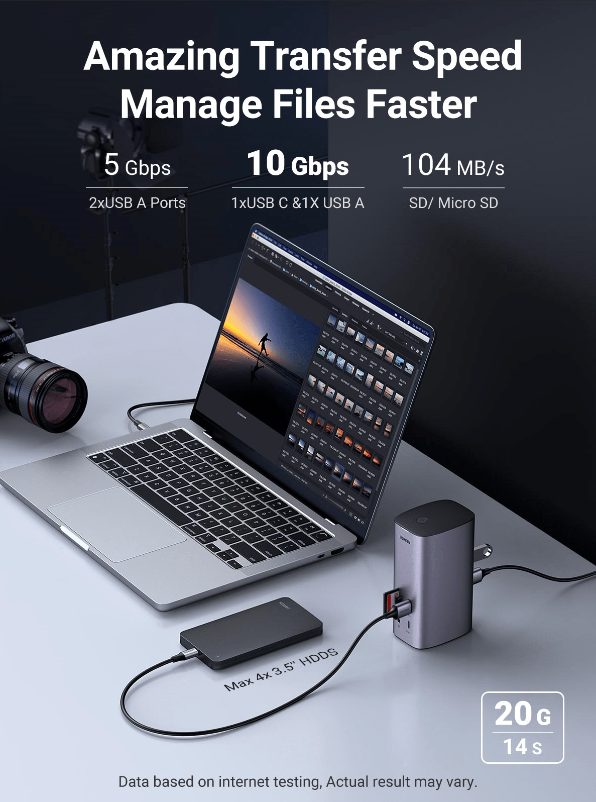 90325 13-In-1 Usb-C Triple Display Docking Station