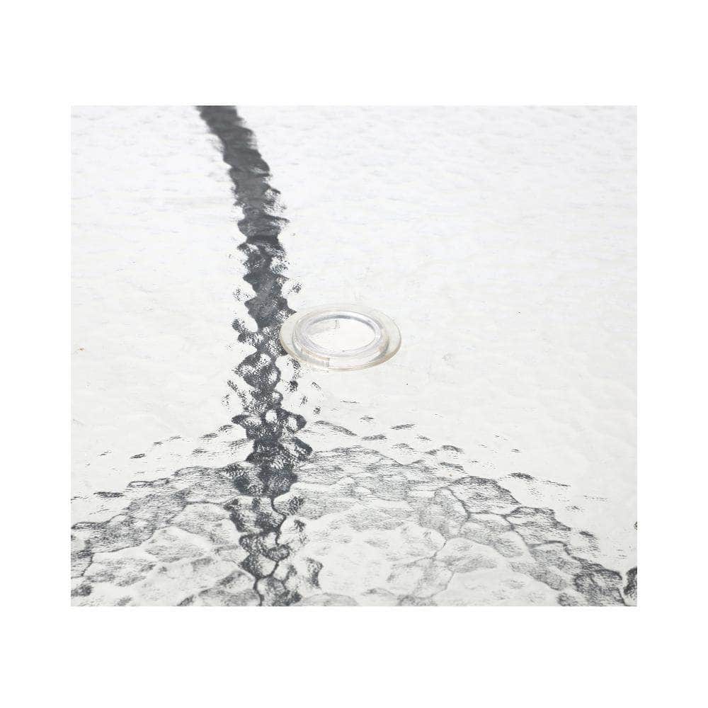 90cm Outdoor Dining Glass Table Round Patio Furniture Bistro Set with Outdoor Dining Set