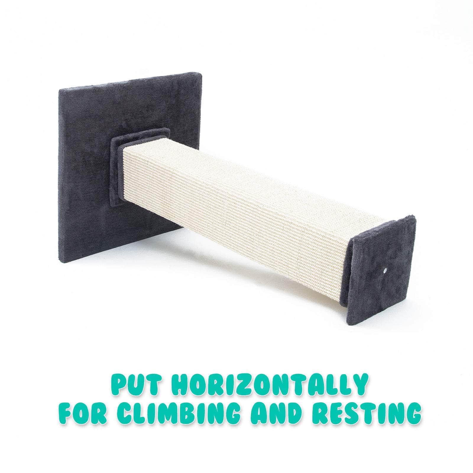 92Cm Grey Cat Tree Noppo Multi Level Scratcher