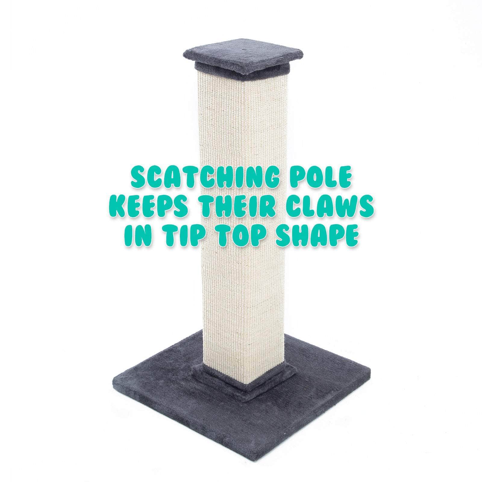 92Cm Grey Cat Tree Noppo Multi Level Scratcher