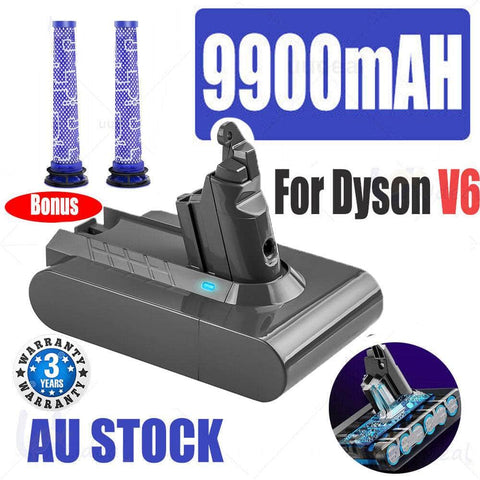 9900MAH For Dyson V6 Battery v6 Animal