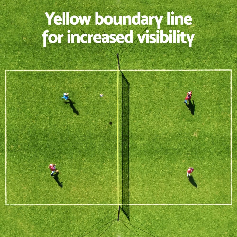 9M Portable Volleyball Net Set with Ball Boundary Lines Badminton Tennis with Tennis - photo 8