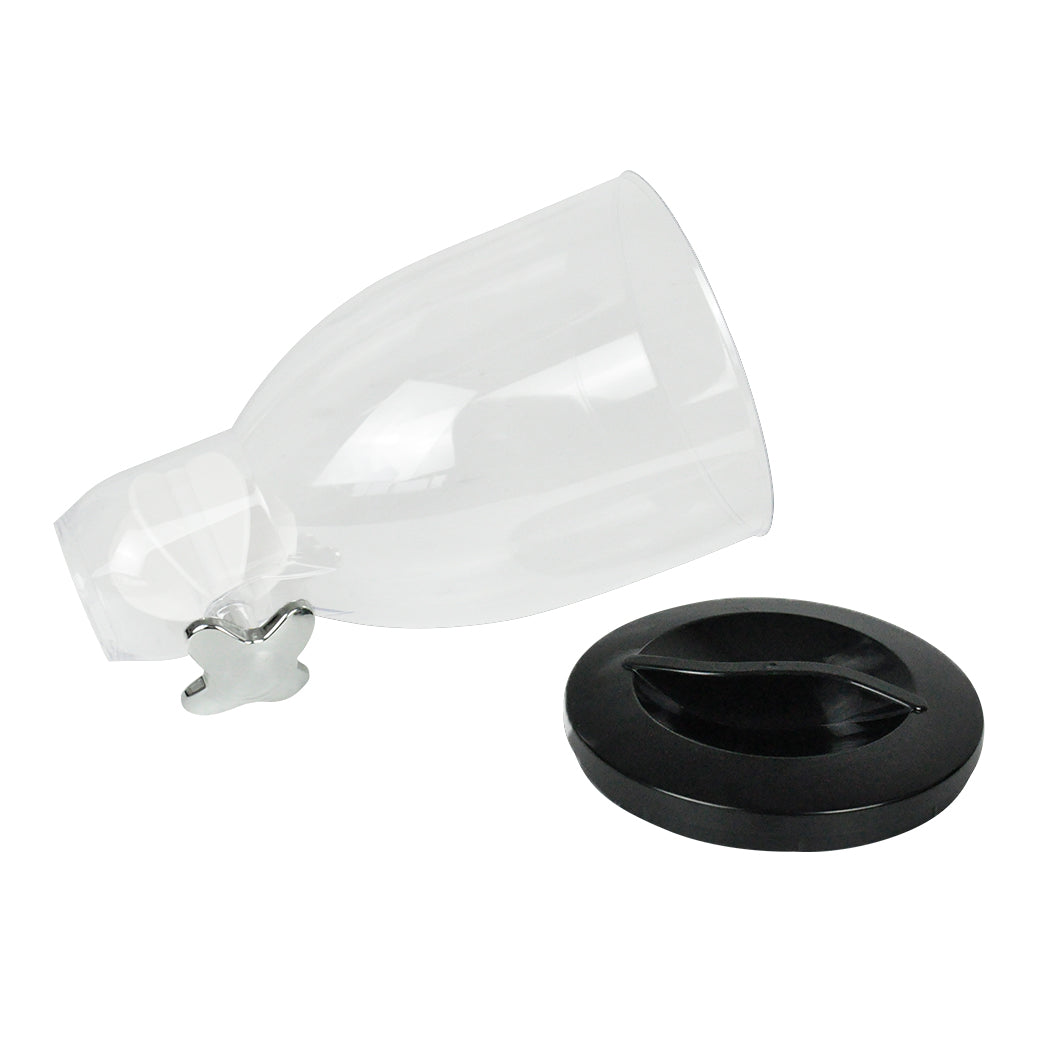 Double Cereal Dispenser Dry Food Black