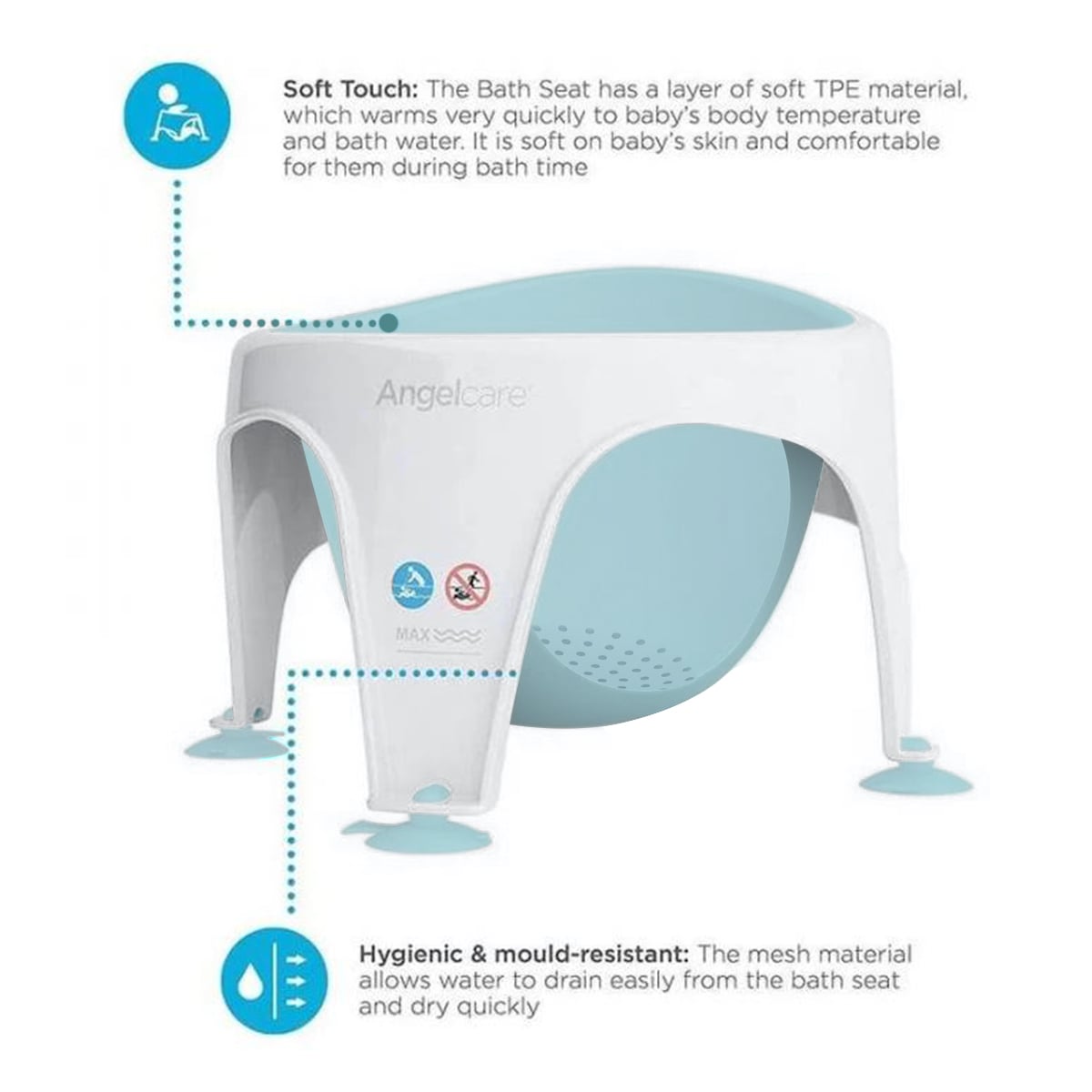 Baby Bath Seat Soft Touch