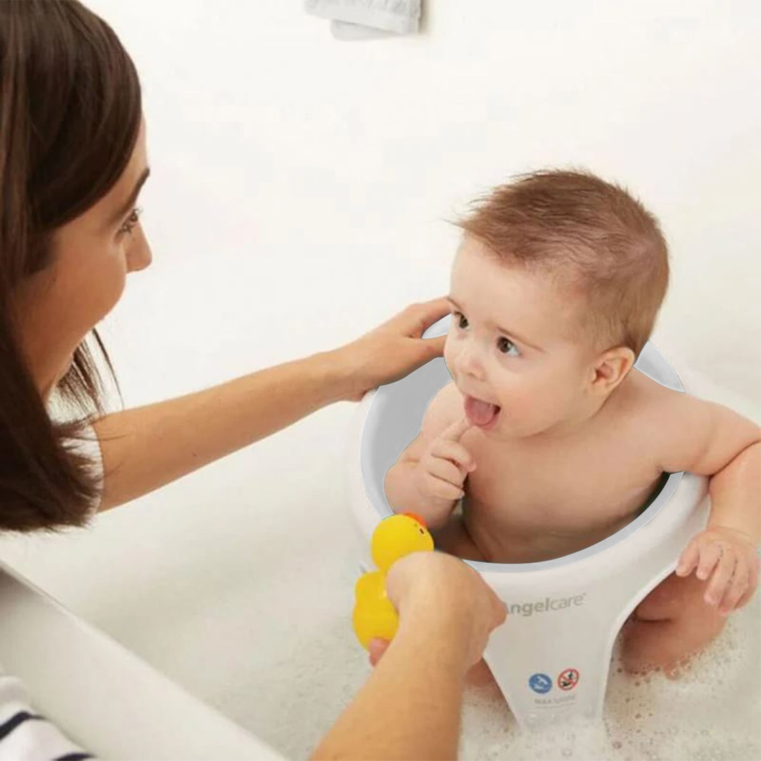 Baby Bath Soft Touch Seat Grey