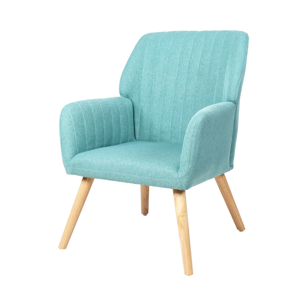 Elevate Your Space with the Stylish Blue Accent Armchair