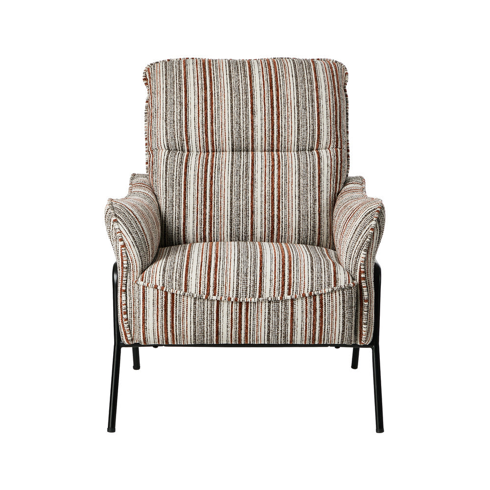 Modern Accent Armchair Lounge Collection High Back Velvet Fabric 86cm Grey Metal Legs