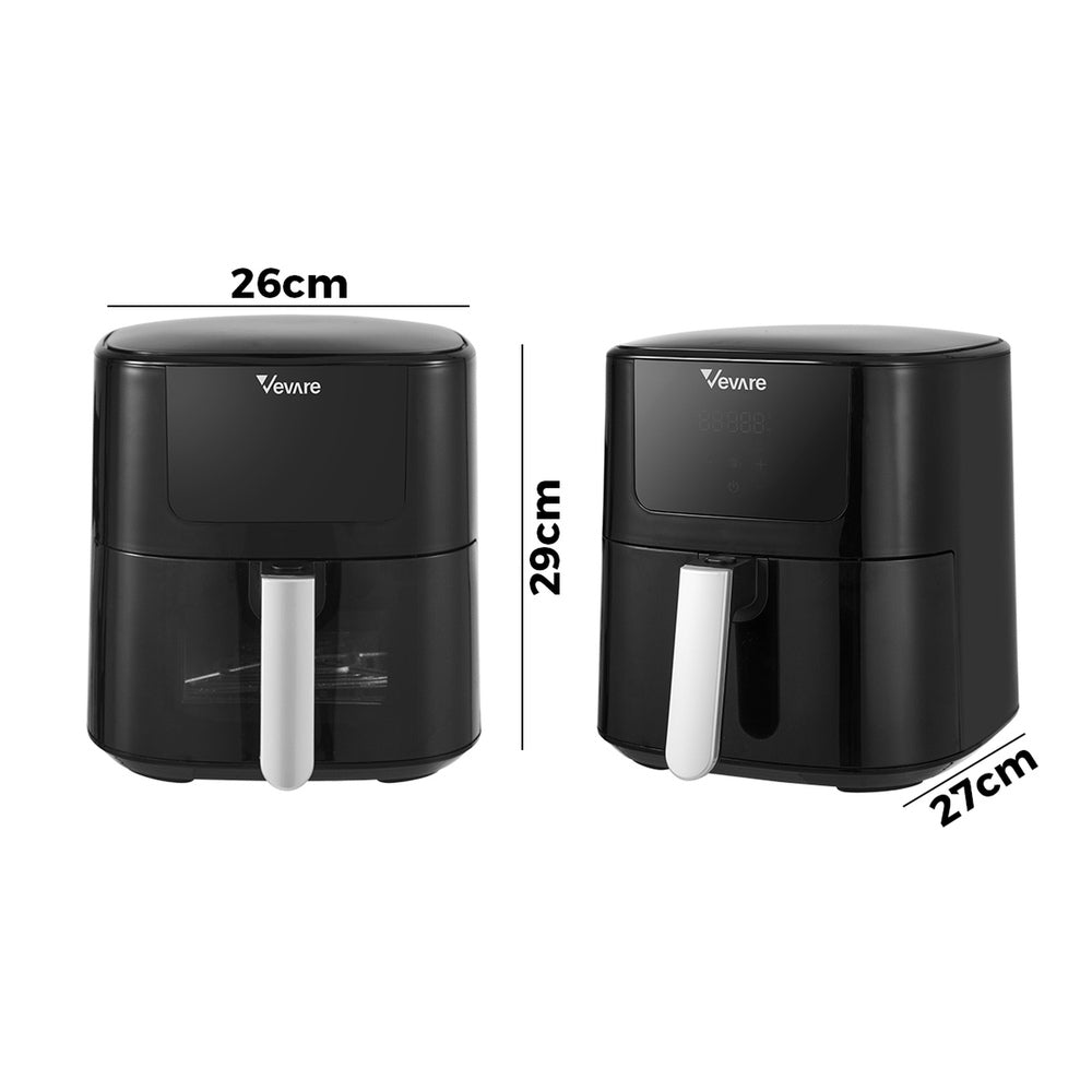 Air Fryer 5L Oven LCD Touch Oil Free Cooker 1500W