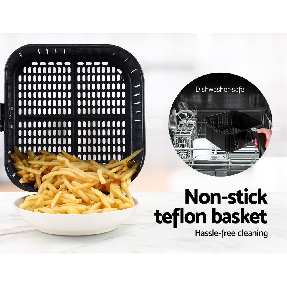 Air Fryer 7L Lcd Fryers Black | Air Fryers