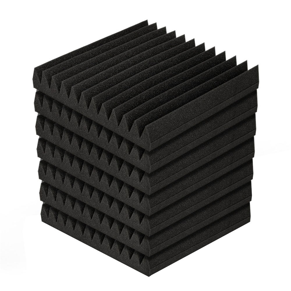 40 Acoustic Foam Panels 30x30x5cm Sound Absorption Wedge Studio Foam Tiles