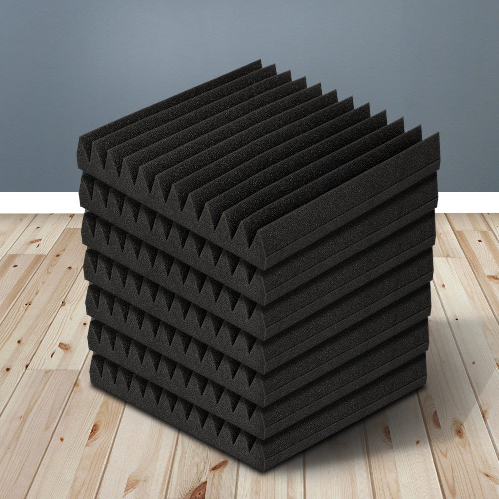 40 Acoustic Foam Panels 30x30x5cm Sound Absorption Wedge Studio Foam Tiles