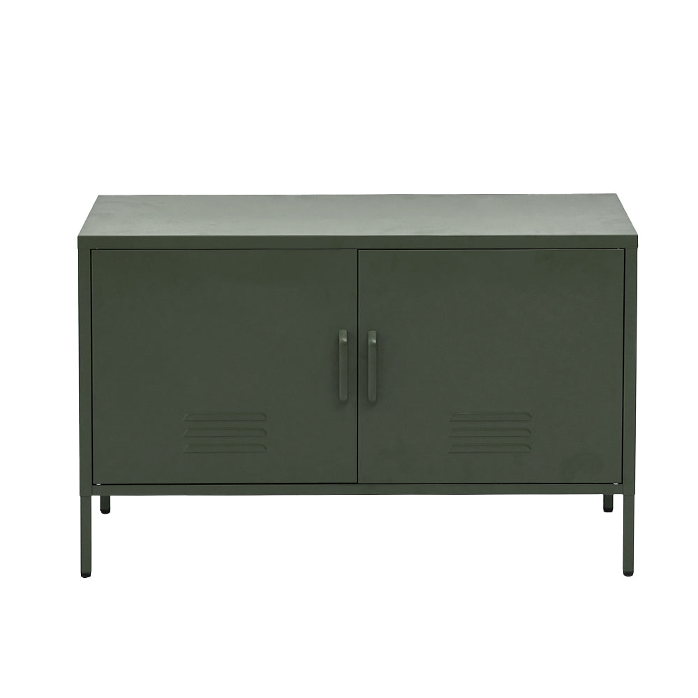Artiss Buffet Sideboard Metal Cabinet - BASE Charcoal