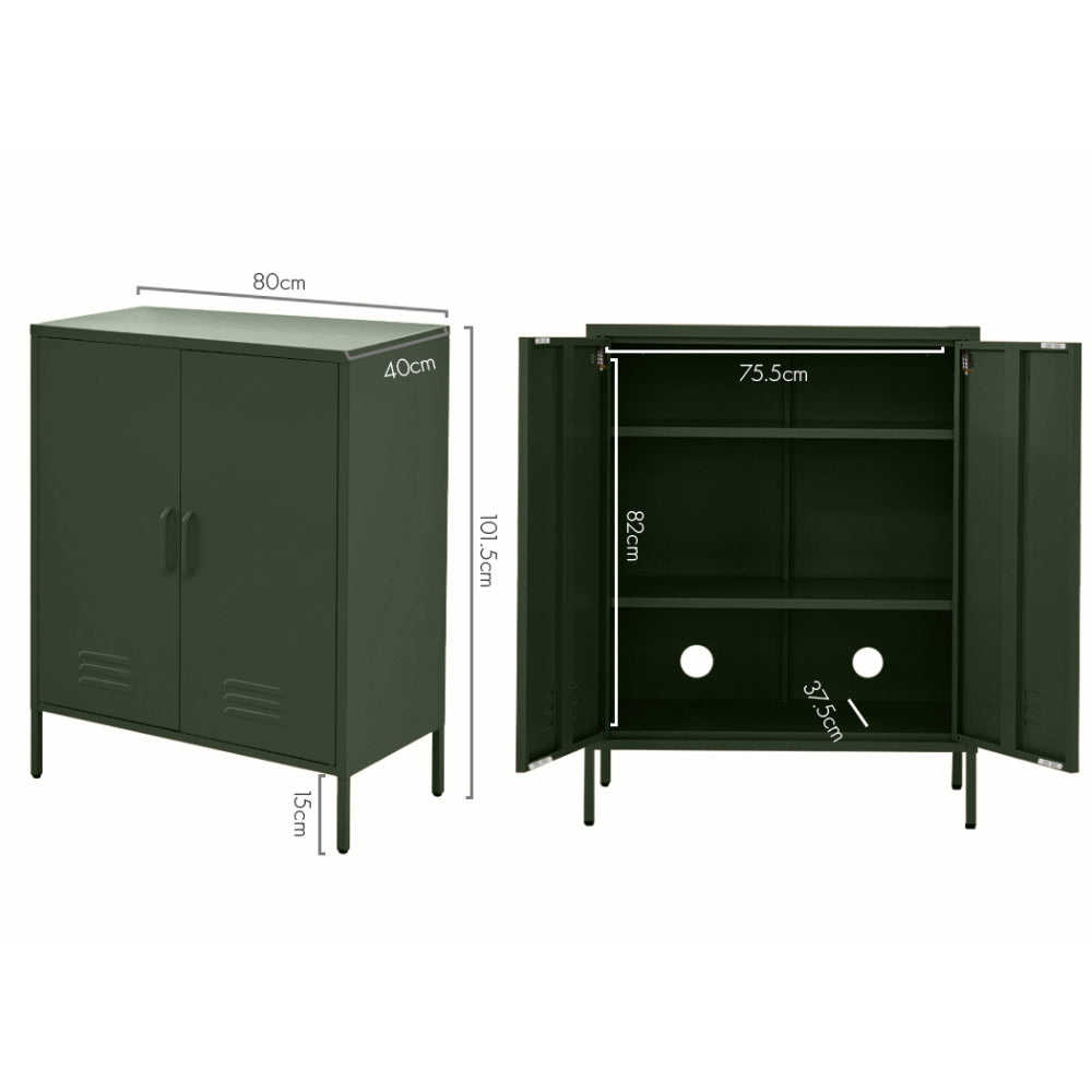 Artiss Buffet Sideboard Metal Cabinet - SWEETHEART Blue