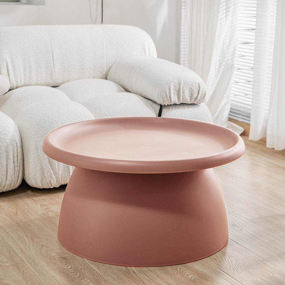 Coffee Table Mushroom Nordic Round Large Side Table 70CM WH/GR/YE/PK/GY/RD