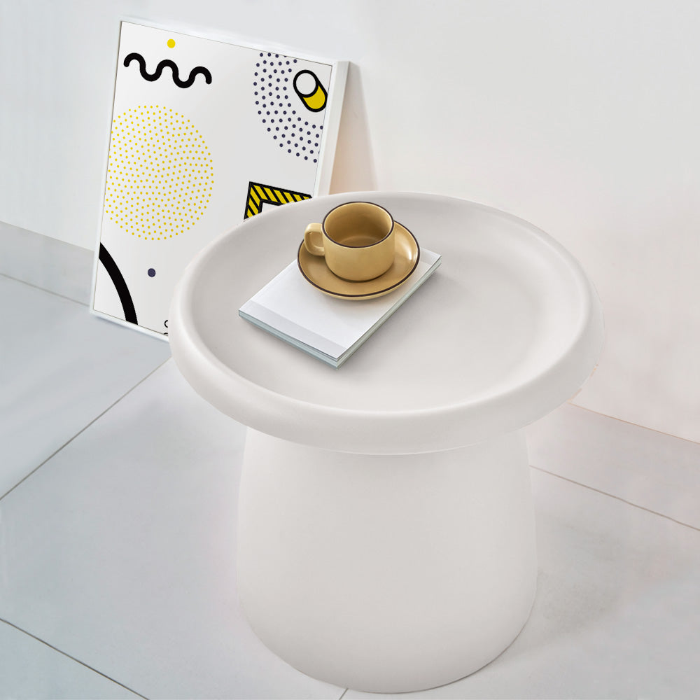 Coffee Table Mushroom Nordic Round Small Side Table 50CM YE/PK/GY/RD/WH/GR