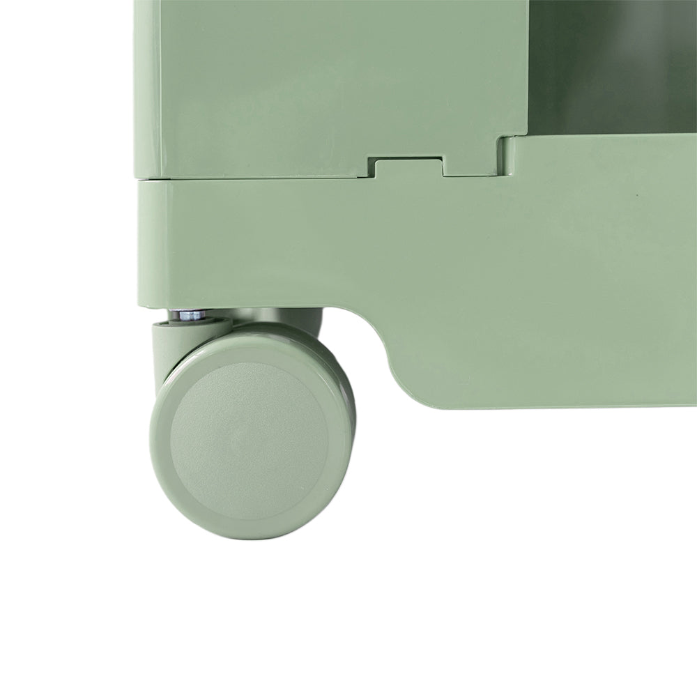 Modern Boby Trolley Mobile Storage Cart Shelf 5 Tier Drawer YE/OR/GR/GY/PK/WH, Side Tables