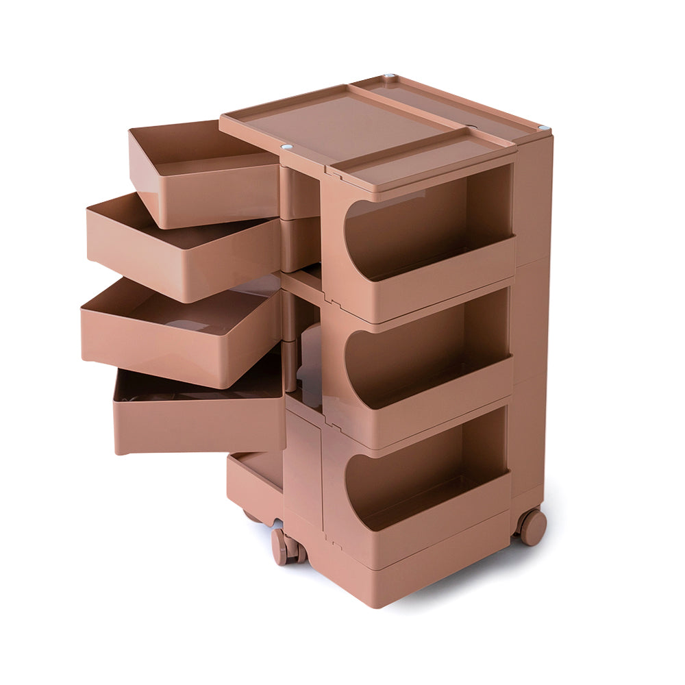 Side Tables - Modern Boby Trolley Mobile Storage Cart Shelf 5 Tier Drawer YE/OR/GR/GY/PK/WH - photo 30