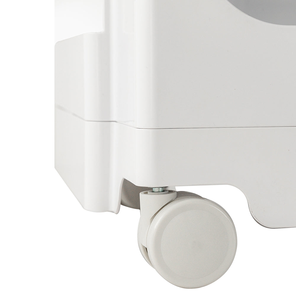 stylish Boby Trolley Storage Bedside Table Mobile Cart 3 Tier YE/OR/GR/GY/PK/WH with Side Tables - photo 23