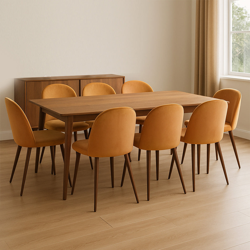 Elegant 8x Dining Chairs Seat French  Multipurpose Use Classic