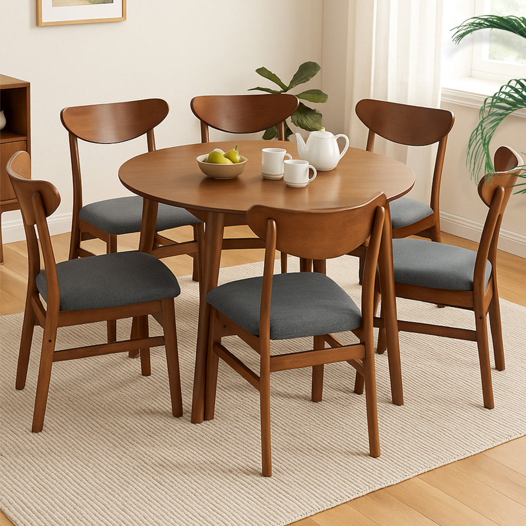 Elegant 6xDining Chairs Kitchen Chair  Foldable Function Classic