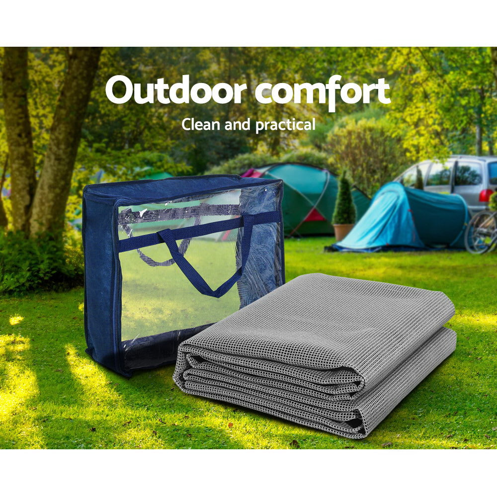 7M X 2.5M Caravan Camping Floor Matting Mesh