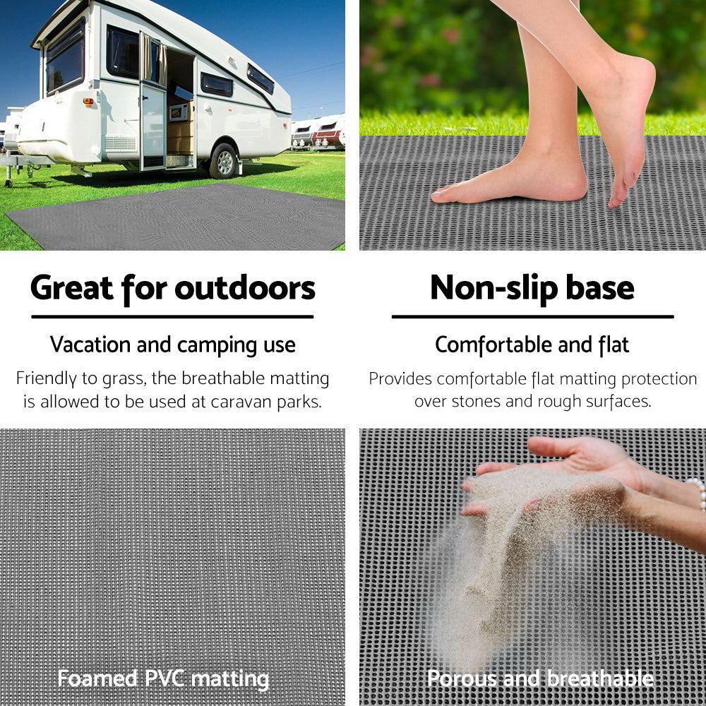 7M X 2.5M Caravan Camping Floor Matting Mesh