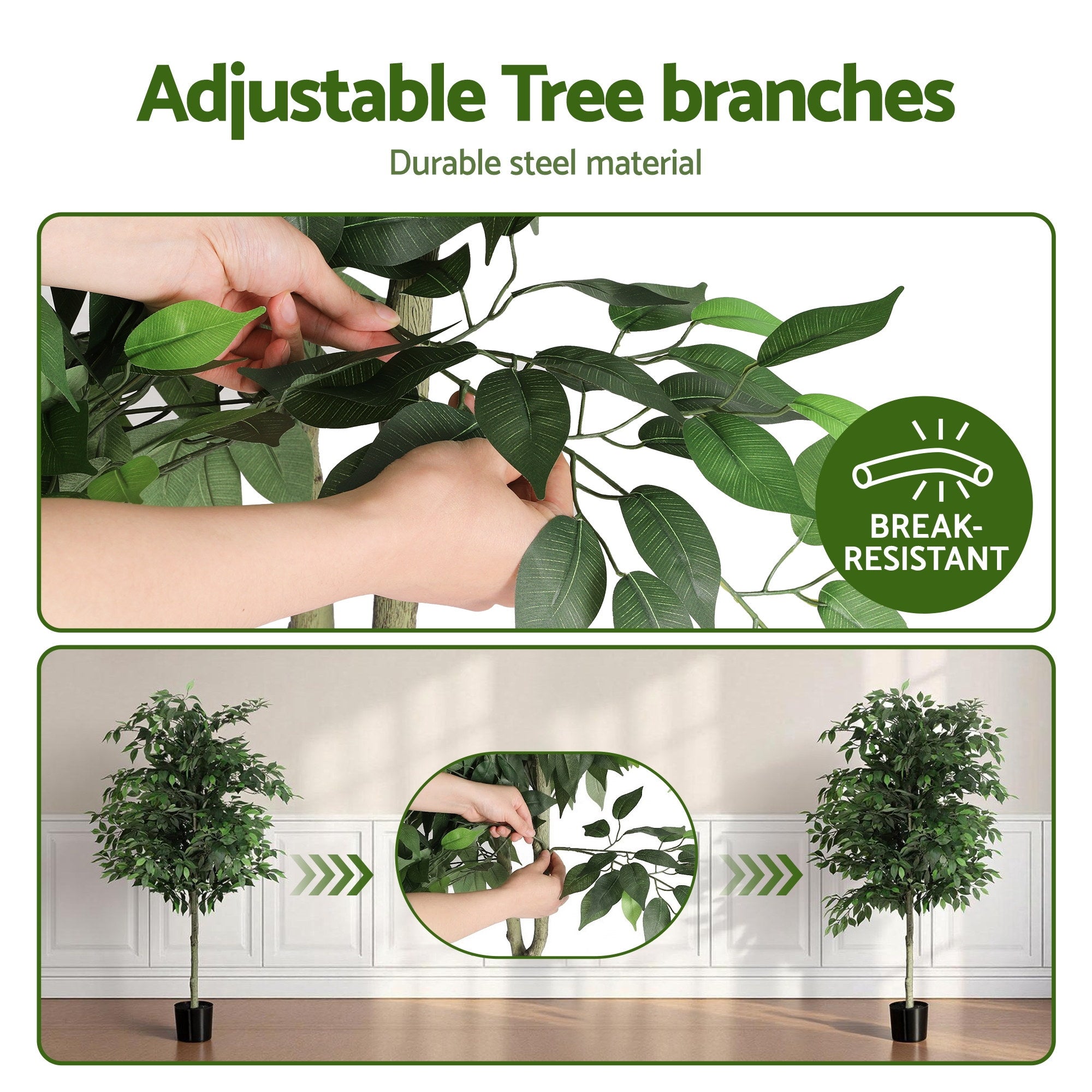 Artificial Ficus Tree 1.8m Indoor Plant Decor | Simpledeals
