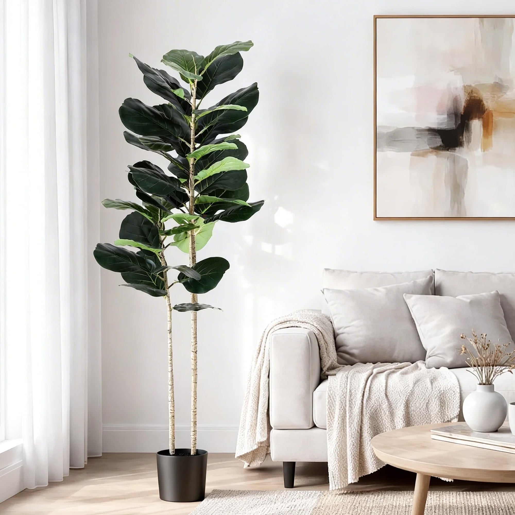 Artificial Fiddle Leaf Fig Tree 150cm Indoor | Simpledeals