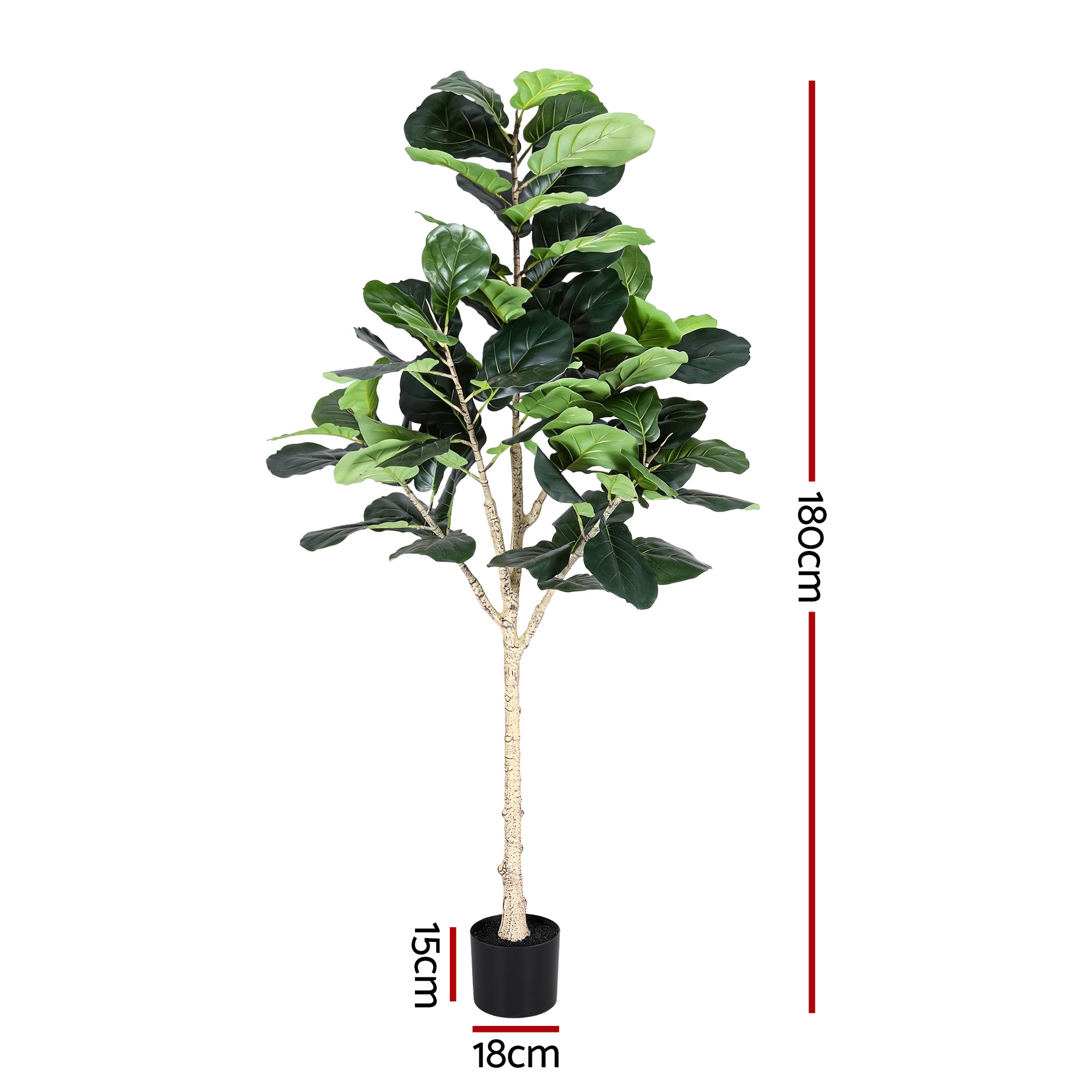 Artificial Fiddle Leaf Fig Tree 180cm Indoor | Simpledeals