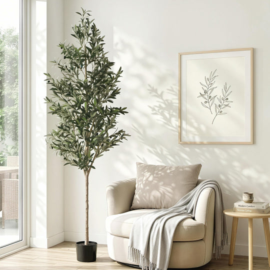 210cm Artificial Olive Tree Indoor Plant